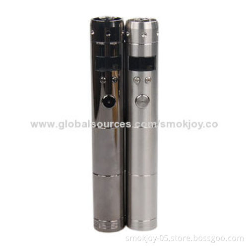 Smokjoy Stainless/Chrome Vamo V5 E-cigarette, Fit for 2,200mAh Battery, Variable Voltage